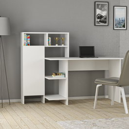 Hanah Home Mesa de Estudio Bugra Blanco